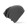 Slouch beanie - B461:Smoke Grey, 100% acrylic, One Size